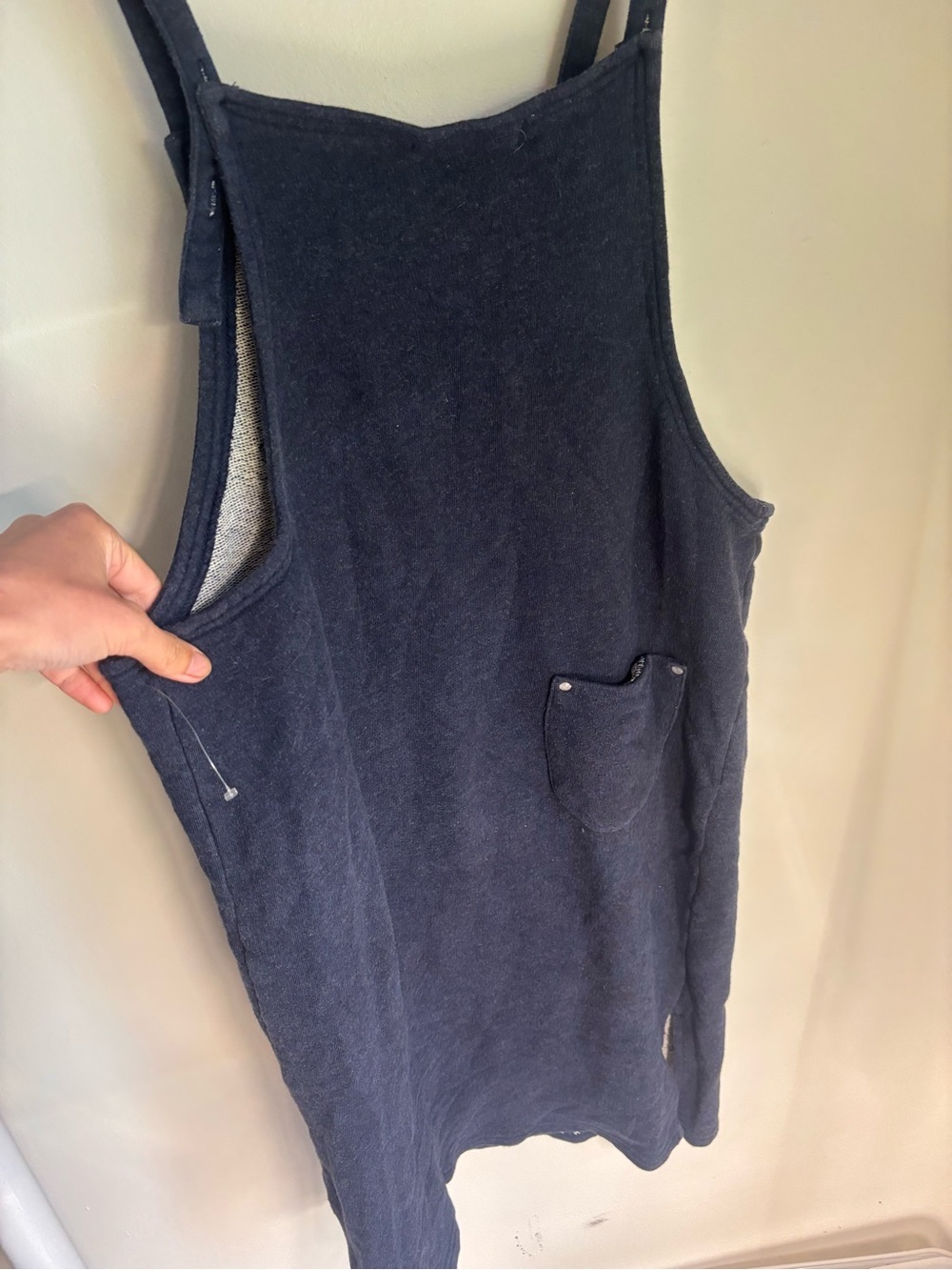 Bank House Made In Korea Sweater Navy Blue Pinafore Dress - Picture 6 of 6
